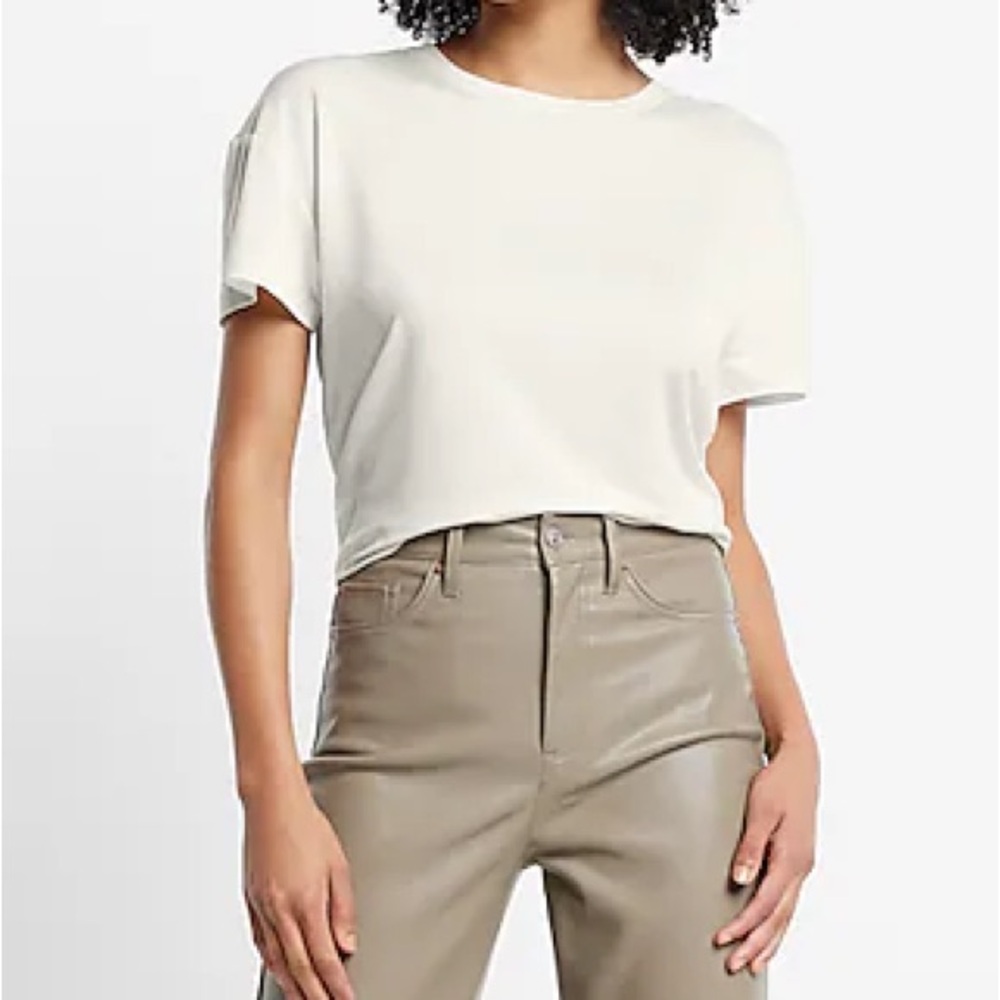 NWT EXPRESS SuperSoft Relaxed Crew Neck Tee